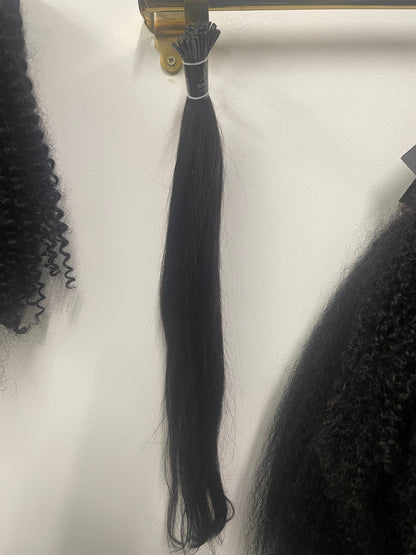 1 gram I TIP 18 inch Silky Straight Human Hair Extensions