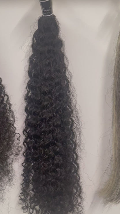 24 inch Roxy Curly Tape hair Extensions human hair